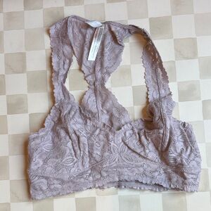 Free People Lavender Lace Bralette